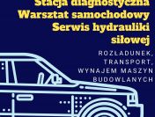 STACJA DIAGNOSTYCZNA PRZEGLĄDY TECHNICZNE SERWIS HYDRAULIKI SIŁOWEJ ELTRAS